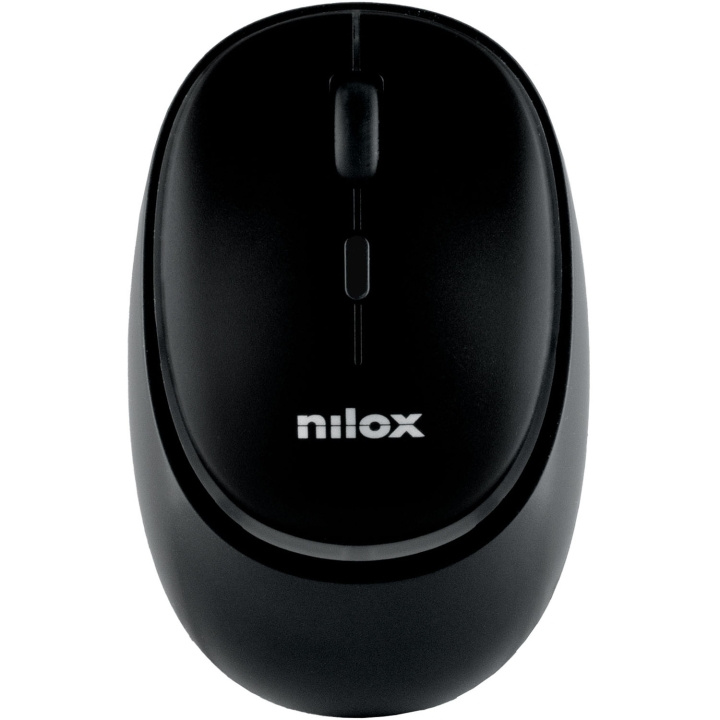 Nilox Trådlös mus Dual Mode (BT + 2,4 GHz) Silent Uppladdningsbar Svart in de groep COMPUTERS & RANDAPPARATUUR / Muizen en toetsenborden / Muizen bij TP E-commerce Nordic AB (D36553)