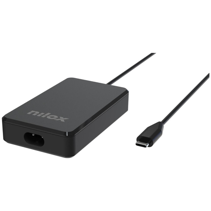 Nilox Laptopladdare USB-C 90W in de groep COMPUTERS & RANDAPPARATUUR / Laptops & accessoires / Computeroplader bij TP E-commerce Nordic AB (D36594)