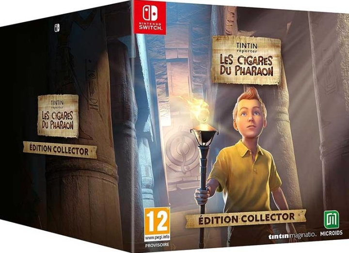 Tintin Reporter Cigars of the Pharaoh (Collector Edition) (Switch) in de groep HOME ELECTRONICS / Spelconsoles en accessoires / Nintendo Switch / Games bij TP E-commerce Nordic AB (D36603)