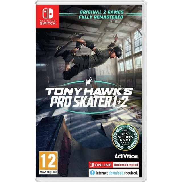 Tony Hawk\'s Pro Skater 1+2 (Switch) in de groep HOME ELECTRONICS / Spelconsoles en accessoires / Nintendo Switch / Games bij TP E-commerce Nordic AB (D36610)