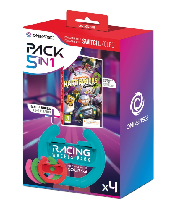 Nsw Bundle Ciab Nickelodeon Kart Racers 2: Grand Prix + 4 Wheels (Switch) in de groep HOME ELECTRONICS / Spelconsoles en accessoires / Nintendo Switch / Games bij TP E-commerce Nordic AB (D36630)