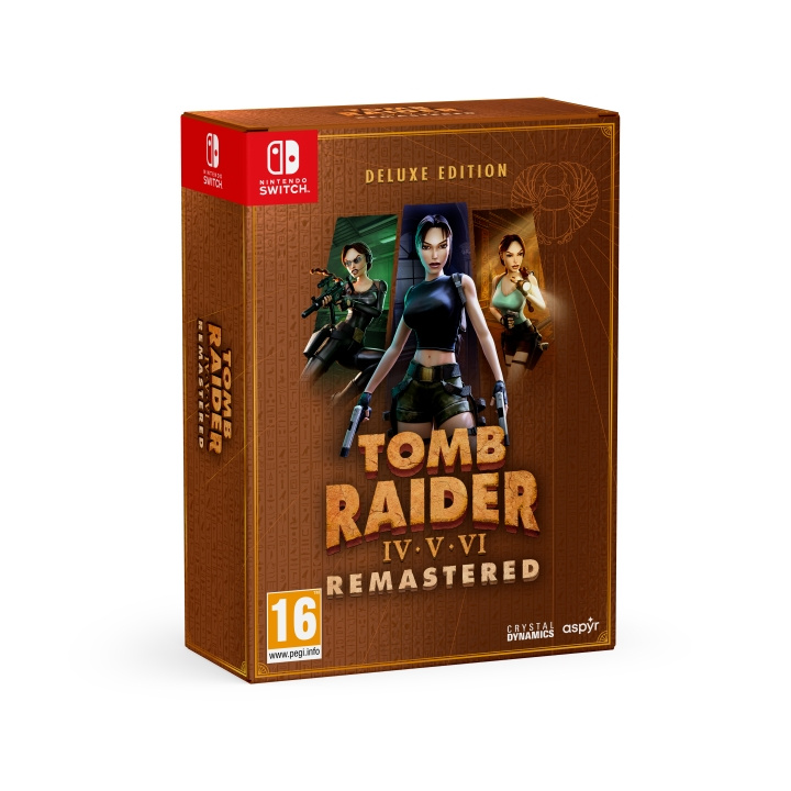 Tomb Raider IV-VI Remastered Starring Laracroft (Deluxe Edition) (Switch) in de groep HOME ELECTRONICS / Spelconsoles en accessoires / Nintendo Switch / Games bij TP E-commerce Nordic AB (D36888)