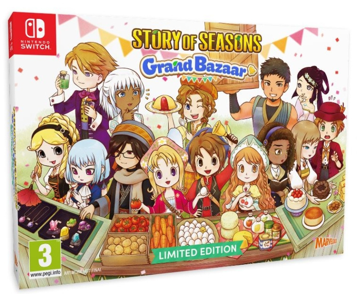 Story of Seasons: Grand Bazaar (Limited Edition) (Switch) in de groep HOME ELECTRONICS / Spelconsoles en accessoires / Nintendo Switch / Games bij TP E-commerce Nordic AB (D36932)