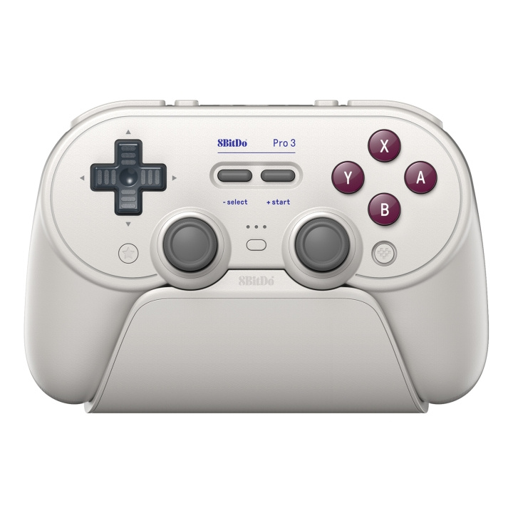 8Bitdo Pro 3 Bluetooth Gamepad G Classic - Grijs in de groep HOME ELECTRONICS / Spelconsoles en accessoires bij TP E-commerce Nordic AB (D36947)