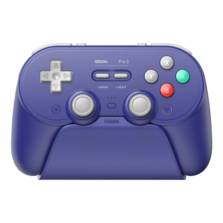 8Bitdo Pro 3 Bluetooth-gamepad - Paars in de groep HOME ELECTRONICS / Spelconsoles en accessoires bij TP E-commerce Nordic AB (D37002)