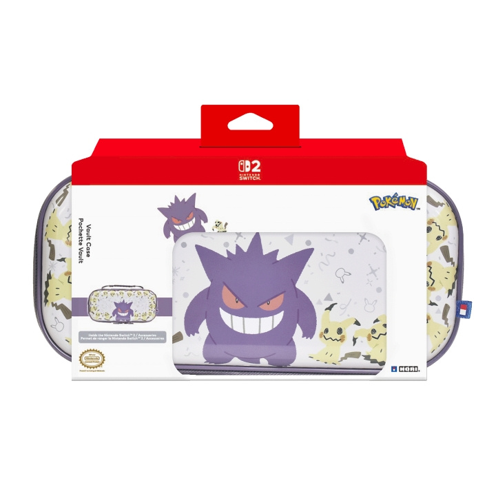 Hori Vault Case voor Switch 2 - Gengar & Mimikyu - Paars in de groep HOME ELECTRONICS / Spelconsoles en accessoires / Nintendo Switch 2 bij TP E-commerce Nordic AB (D37036)