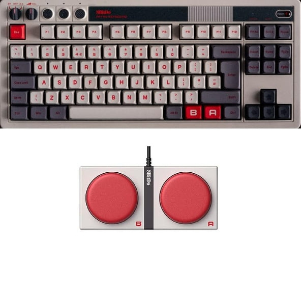 8BitDo - Retro 108 mechanisch toetsenbord - N Edition (VK) in de groep COMPUTERS & RANDAPPARATUUR / Muizen en toetsenborden / Toetsenborden bij TP E-commerce Nordic AB (D37039)