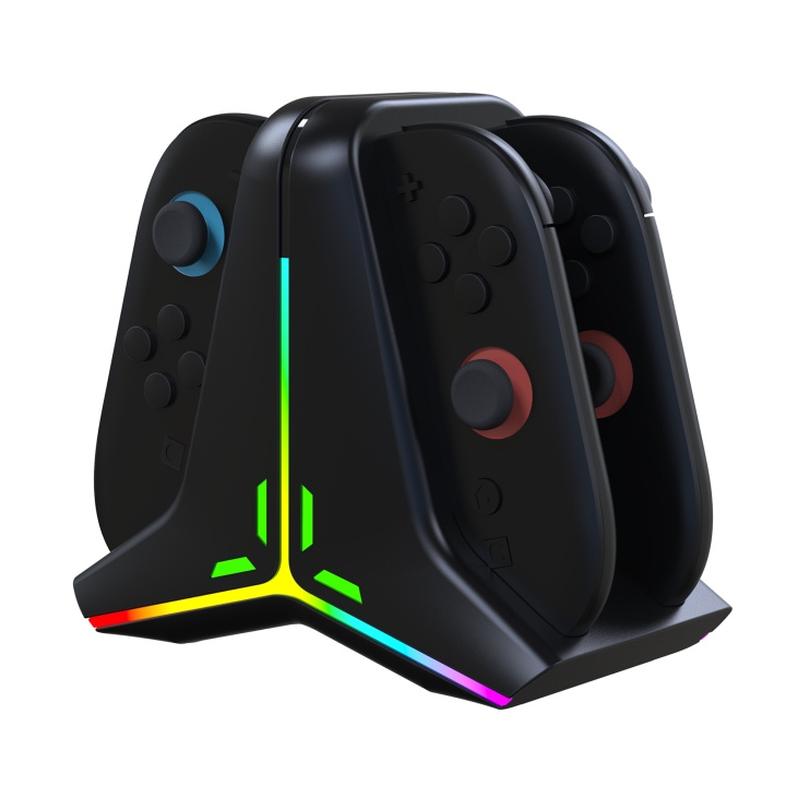 Snakebyte Quad Charge Joy Con in de groep HOME ELECTRONICS / Spelconsoles en accessoires / Nintendo Switch 2 / Accessoires bij TP E-commerce Nordic AB (D37055)