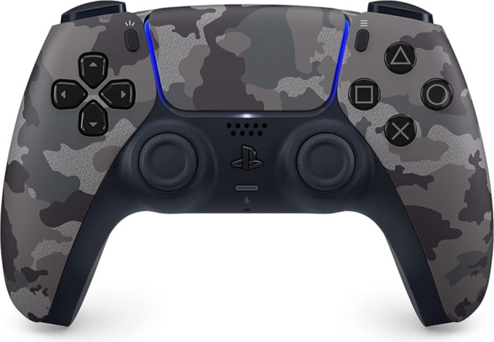 Sony Playstation 5 Dualsense-controller - Grijs camouflage in de groep HOME ELECTRONICS / Spelconsoles en accessoires / Sony PlayStation 5 / Accessoires bij TP E-commerce Nordic AB (D37081)
