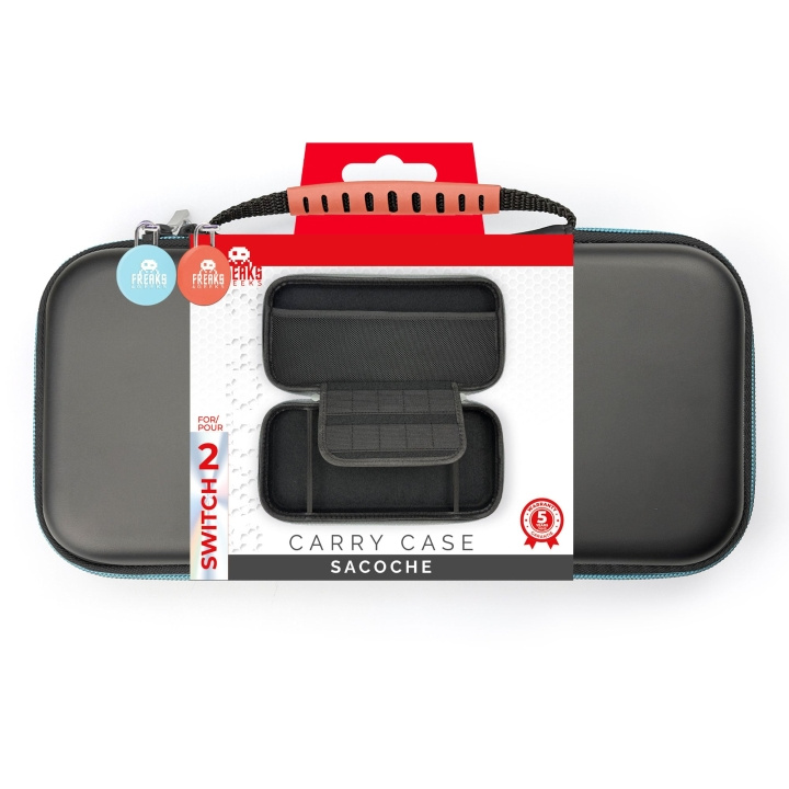 Freaks and Geeks Hoesje voor Switch 2 / Switch / Oled - Blauw & Rood in de groep HOME ELECTRONICS / Spelconsoles en accessoires / Nintendo Switch bij TP E-commerce Nordic AB (D37149)