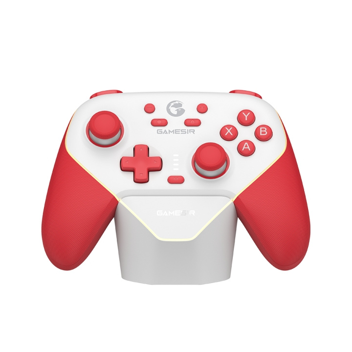 GameSir Super Nova Multiplatform Gamepad - Rood & Wit in de groep HOME ELECTRONICS / Spelconsoles en accessoires / Nintendo Switch bij TP E-commerce Nordic AB (D37190)
