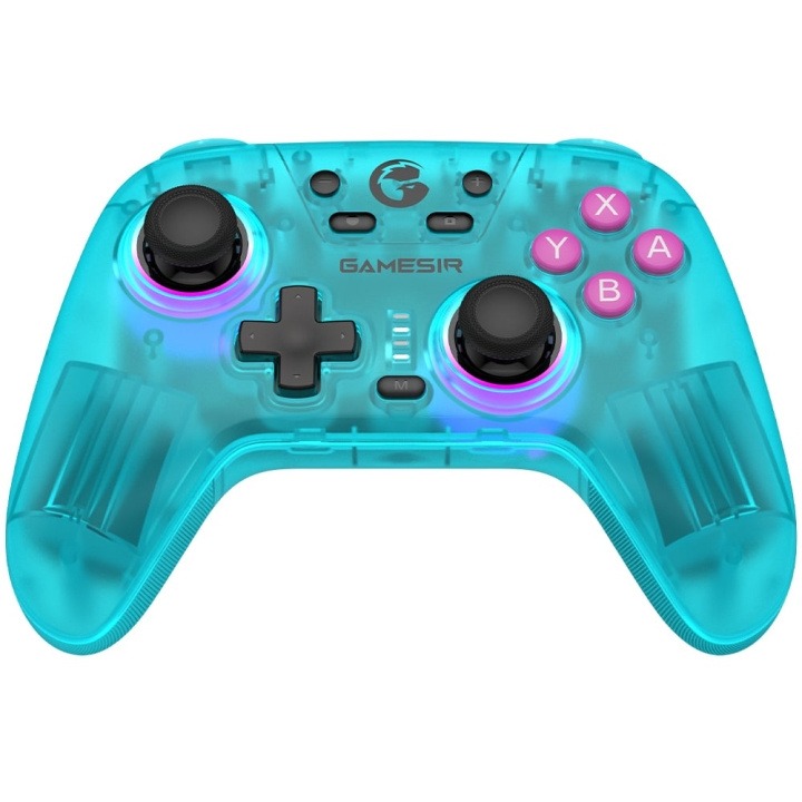 GameSir Nova HD Multiplatform Gamepad (Hall-Effect Sticks) - Neon Teal in de groep HOME ELECTRONICS / Spelconsoles en accessoires / Nintendo Switch bij TP E-commerce Nordic AB (D37191)