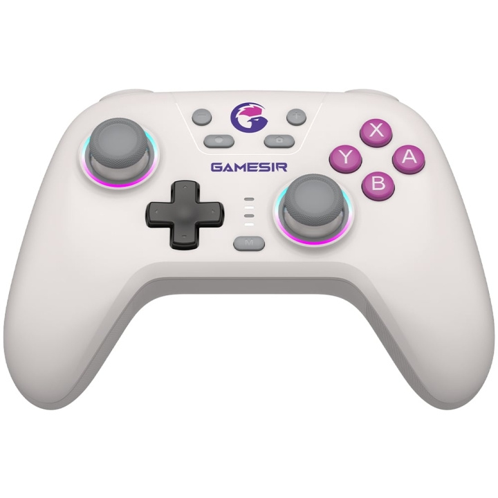 GameSir Nova HD Multiplatform Gamepad (Hall-Effect Sticks) - Retro White in de groep HOME ELECTRONICS / Spelconsoles en accessoires / Nintendo Switch bij TP E-commerce Nordic AB (D37193)