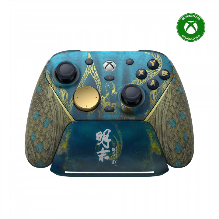 GameSir G7 Pro Multiplatform Gamepad - Fallen Feather Wuchang - Groen in de groep HOME ELECTRONICS / Spelconsoles en accessoires / Xbox Series X bij TP E-commerce Nordic AB (D37228)