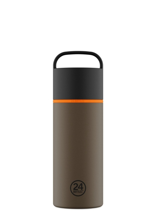24Bottles Spin Bottle - Mokka - 730 ml in de groep SPORT, VRIJE TIJD & HOBBY / Buitenrecreatie / Thermosflessen & Waterflessen bij TP E-commerce Nordic AB (D37341)