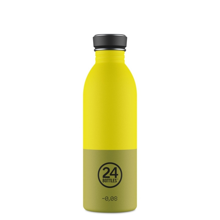 24Bottles Urban Bottle - Groen, Geel - 500 ml in de groep SPORT, VRIJE TIJD & HOBBY / Buitenrecreatie / Thermosflessen & Waterflessen bij TP E-commerce Nordic AB (D37356)