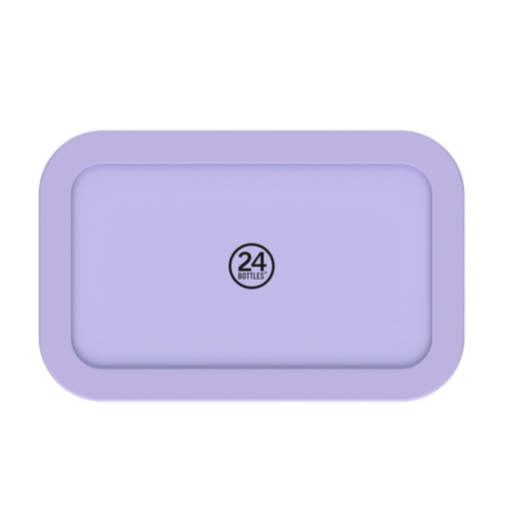 24Bottles Snackbox Erica - Lilla - Compact in de groep HUISHOUDEN & TUIN / Keukengerei / Lunchboxen & Voedselcontainer bij TP E-commerce Nordic AB (D37358)