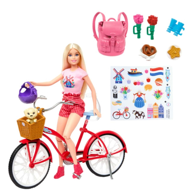 Barbie Pink Passport-poppenset (HWJ00) in de groep SPEELGOED, KINDER- & BABYPRODUCTEN / Speelgoed / Docks & Accessoires bij TP E-commerce Nordic AB (D37406)