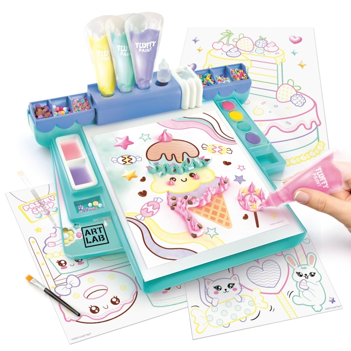 Art Lab Fluffy Paint Studio (123017) in de groep SPEELGOED, KINDER- & BABYPRODUCTEN / Speelgoed / Ambachten bij TP E-commerce Nordic AB (D37435)