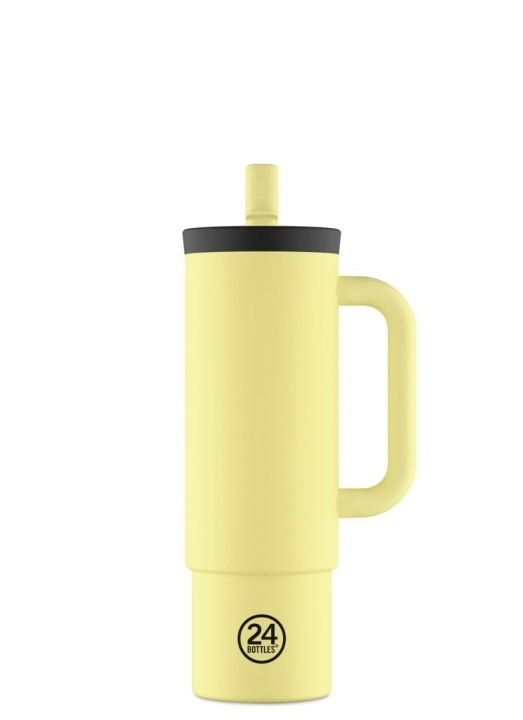 24Bottles Straw Cup - Citrus - 800 ml in de groep SPORT, VRIJE TIJD & HOBBY / Buitenrecreatie / Thermosflessen & Waterflessen bij TP E-commerce Nordic AB (D37459)