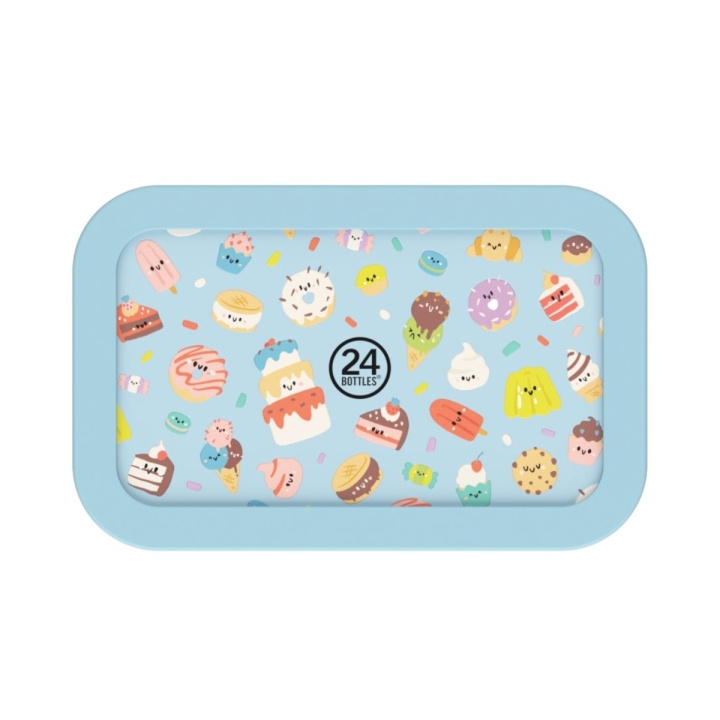 24Bottles Snackbox Sweet Friends - Blauw in de groep HUISHOUDEN & TUIN / Keukengerei / Lunchboxen & Voedselcontainer bij TP E-commerce Nordic AB (D37463)