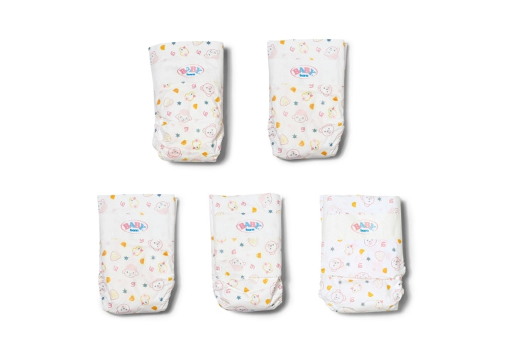 BABY Born Luiers, 5-pack (838358) in de groep SPEELGOED, KINDER- & BABYPRODUCTEN / Speelgoed / Docks & Accessoires bij TP E-commerce Nordic AB (D37491)