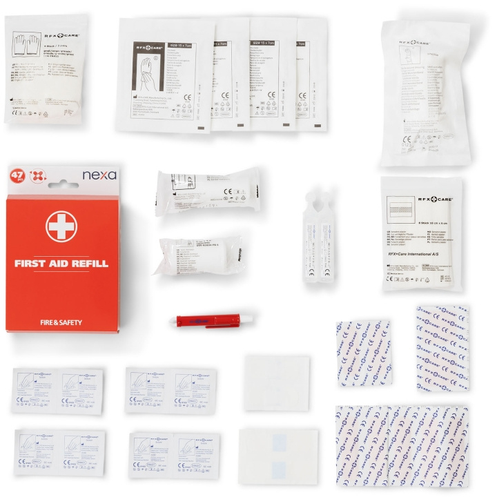 Nexa FAKRE Refillkit Första Hjälpen 47 delar in de groep AUTO / Auto-accessoires / Andere auto-accessoires bij TP E-commerce Nordic AB (D37580)