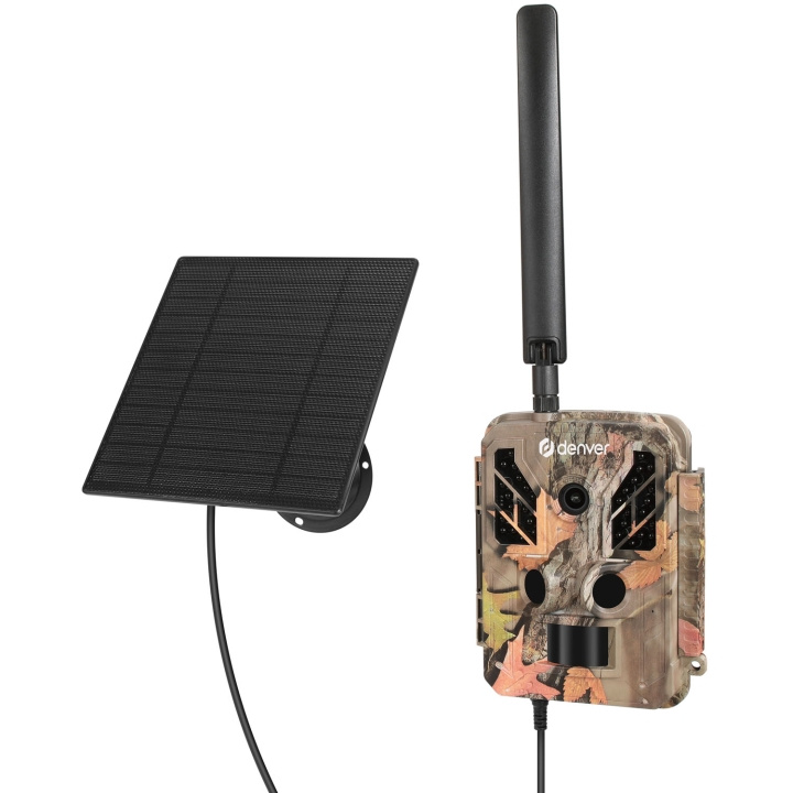 Denver Åtelkamera 4G Solcell IP67 WSL-8050 in de groep HOME ELECTRONICS / Foto & Video / Wildlife/Trail camera\'s bij TP E-commerce Nordic AB (D37581)