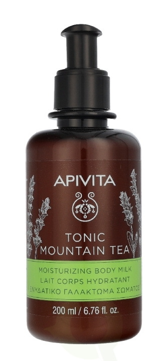 Apivita Tonic Mountain Tea Body Milk 200 ml in de groep BEAUTY & HEALTH / Huidsverzorging / Lichaamsverzorging / Bad- en douchegels bij TP E-commerce Nordic AB (D37618)