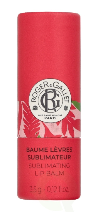 Roger & Gallet Gingembre Rouge Sublimating Lip Balm 3.5 g in de groep BEAUTY & HEALTH / Makeup / Lippen / Lippenbalsem bij TP E-commerce Nordic AB (D37652)