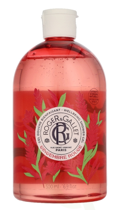 Roger & Gallet Gingembre Rouge Shower Gel 500 ml in de groep BEAUTY & HEALTH / Huidsverzorging / Lichaamsverzorging / Bad- en douchegels bij TP E-commerce Nordic AB (D37657)