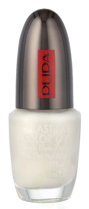 Pupa Milano Pupa Lasting Color Gel Glass Effect Nail Polish 5 ml #113 Silver White in de groep BEAUTY & HEALTH / Manicure/pedicure / Nagellak bij TP E-commerce Nordic AB (D37741)