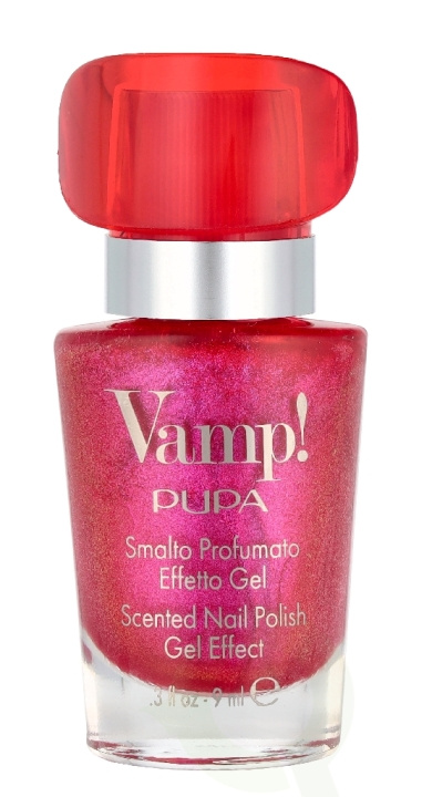Pupa Milano Pupa Vamp! Scented Nail Polish Gel Effect 9 ml #219 Party Fuchsia in de groep BEAUTY & HEALTH / Manicure/pedicure / Nagellak bij TP E-commerce Nordic AB (D37752)