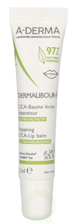 A-Derma Dermalibour+ Repairing Cica-Lip Balm 15 ml in de groep BEAUTY & HEALTH / Makeup / Lippen / Lippenbalsem bij TP E-commerce Nordic AB (D37788)