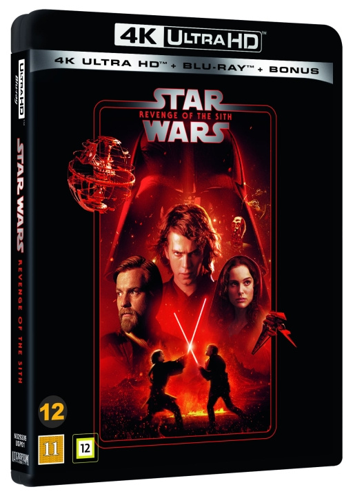 Star Wars : Episode 3 - REVENGE OF THE SITH - 3-disc (4K UHD + BD) in de groep HOME ELECTRONICS / Audio & Beeld / TV & Accessoires / Films / Blu-ray bij TP E-commerce Nordic AB (D37843)