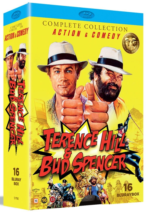 BUD SPENCER & TERENCE HILL - THE CLASSIC COLLECTION - 16 Blu Ray Discs in de groep HOME ELECTRONICS / Audio & Beeld / TV & Accessoires / Films / Blu-ray bij TP E-commerce Nordic AB (D37959)