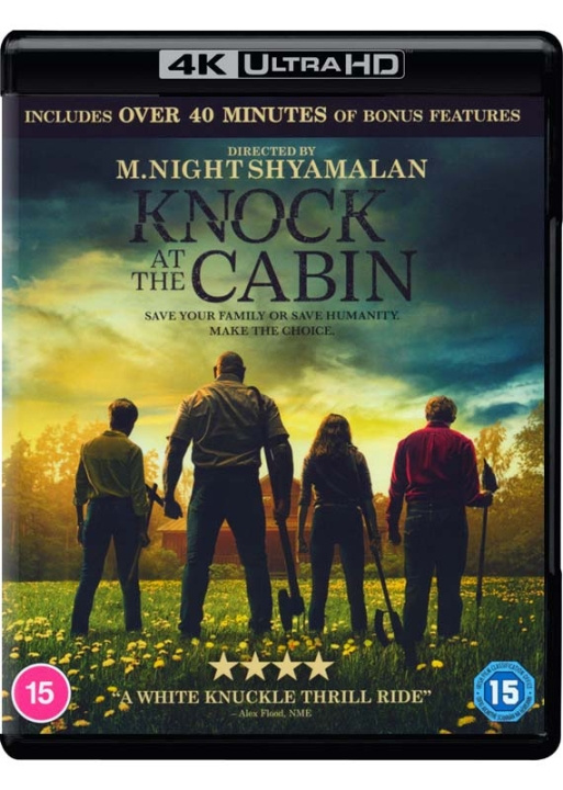 Knock at the Cabin (Special Edition) (4K UHD) in de groep HOME ELECTRONICS / Audio & Beeld / TV & Accessoires / Films / DVD bij TP E-commerce Nordic AB (D38119)