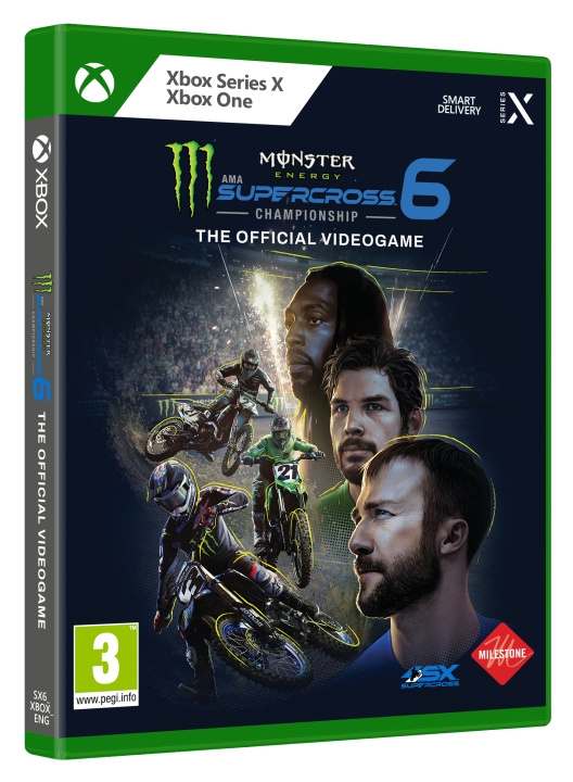 Monster Energy Supercross – The Official Videogame 6 (FR/Multi in Game) (XONE) in de groep HOME ELECTRONICS / Spelconsoles en accessoires / Xbox One / Spel bij TP E-commerce Nordic AB (D38145)