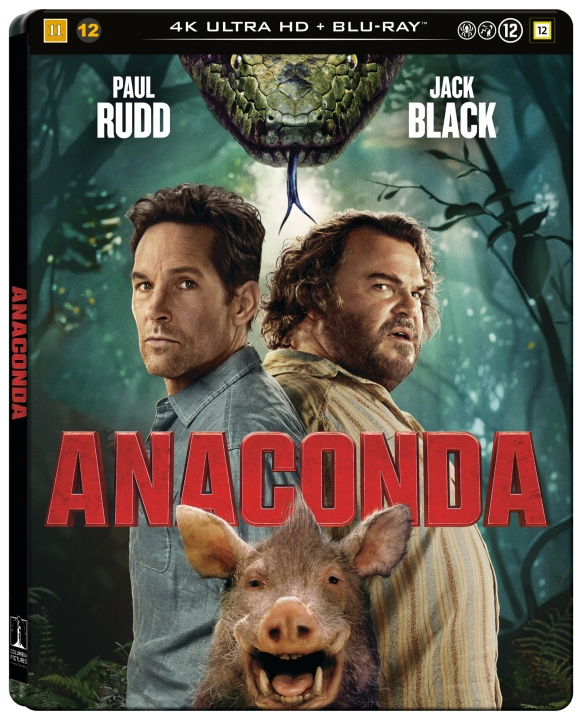 Anaconda (2025) - Steelbook (4K UHD + BD) in de groep HOME ELECTRONICS / Audio & Beeld / TV & Accessoires / Films / Blu-ray bij TP E-commerce Nordic AB (D38165)
