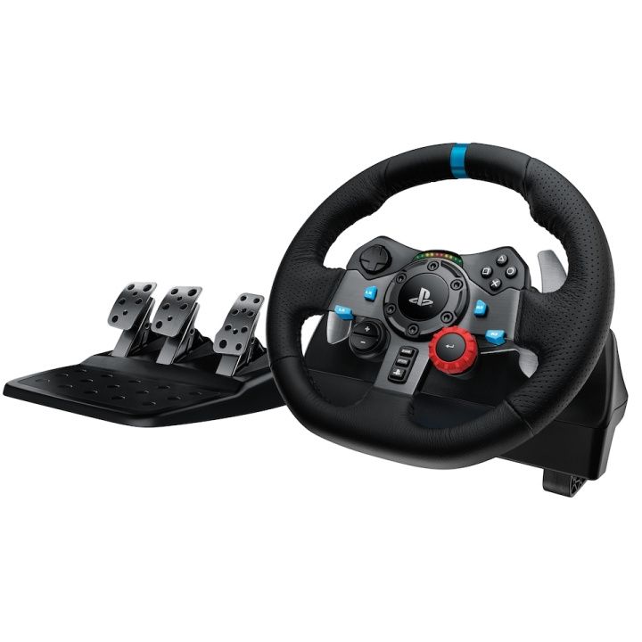 Logitech G29 Driving Force PS3/PS4/PS5 in de groep HOME ELECTRONICS / Spelconsoles en accessoires / Sony PlayStation 4 / Accessoires bij TP E-commerce Nordic AB (D38238)