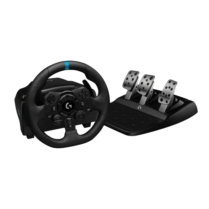 Logitech G923-racestuur en pedalen voor PS5, PS4 en pc – USB in de groep COMPUTERS & RANDAPPARATUUR / GAMING / Stuurwielen en joysticks bij TP E-commerce Nordic AB (D38348)