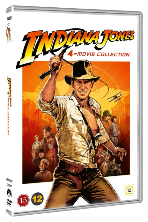 Indiana Jones: 4-Movie Collection (5-disc) (DVD) in de groep HOME ELECTRONICS / Audio & Beeld / TV & Accessoires / Films / DVD bij TP E-commerce Nordic AB (D38412)