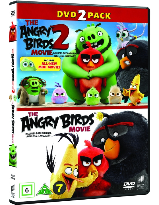 The Angry Birds Movie 1+2 Box - Dvd in de groep HOME ELECTRONICS / Audio & Beeld / TV & Accessoires / Films / DVD bij TP E-commerce Nordic AB (D38482)