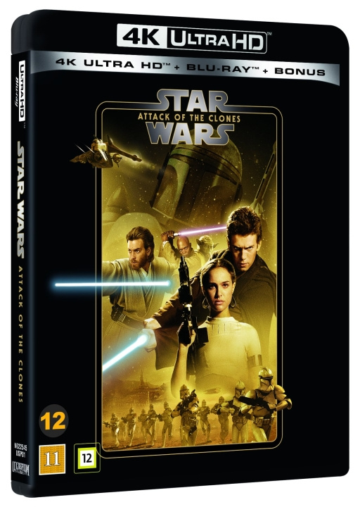 Star Wars : Episode 2 - ATTACK OF THE CLONES - 3-disc (4K UHD + BD) in de groep HOME ELECTRONICS / Audio & Beeld / TV & Accessoires / Films / Blu-ray bij TP E-commerce Nordic AB (D38487)