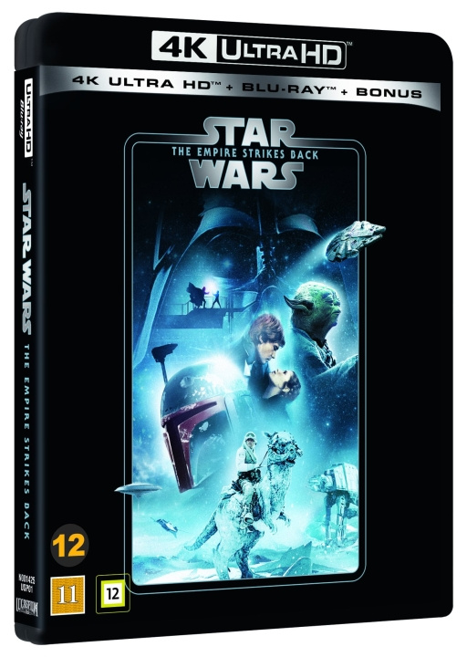 Star Wars : Episode 5 - EMPIRE STRIKES BACK - 3-disc (4K UHD + BD) in de groep HOME ELECTRONICS / Audio & Beeld / TV & Accessoires / Films / Blu-ray bij TP E-commerce Nordic AB (D38488)