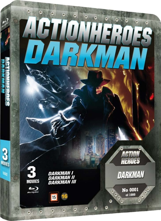 Darkman Trilogy: Action Heroes (Steelbook) (Blu-ray) Liam Neeson in de groep HOME ELECTRONICS / Audio & Beeld / TV & Accessoires / Films / Blu-ray bij TP E-commerce Nordic AB (D38548)