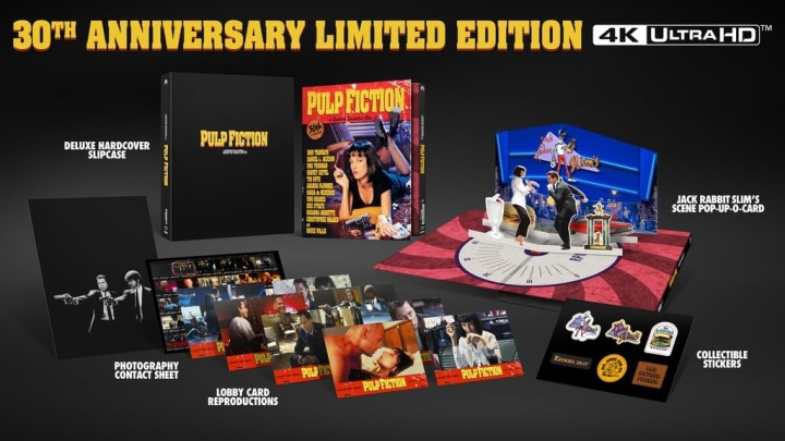 Pulp Fiction (30th Anniversary Limited Edition) (4K UHD) in de groep HOME ELECTRONICS / Audio & Beeld / TV & Accessoires / Films / Blu-ray bij TP E-commerce Nordic AB (D38576)
