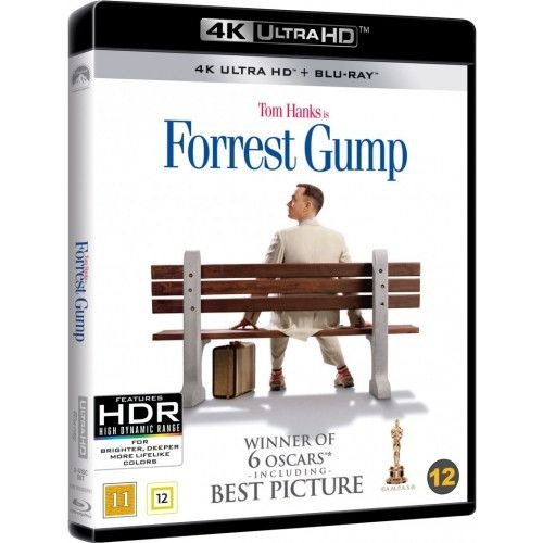 Forrest Gump (4K Blu-Ray) in de groep HOME ELECTRONICS / Audio & Beeld / TV & Accessoires / Films / Blu-ray bij TP E-commerce Nordic AB (D38783)