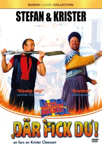Stefan & Krister / Där fick du! (DVD) in de groep HOME ELECTRONICS / Audio & Beeld / TV & Accessoires / Films / DVD bij TP E-commerce Nordic AB (D38841)