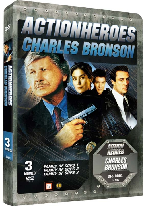 Charles Bronson: Family of Cops Trilogy (Steelbook) (DVD) in de groep HOME ELECTRONICS / Audio & Beeld / TV & Accessoires / Films / DVD bij TP E-commerce Nordic AB (D38890)